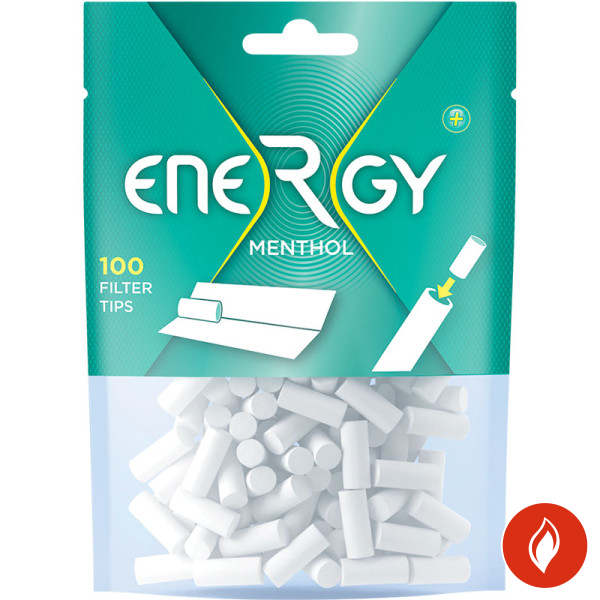 Energy Menthol Filter Tips + Packung