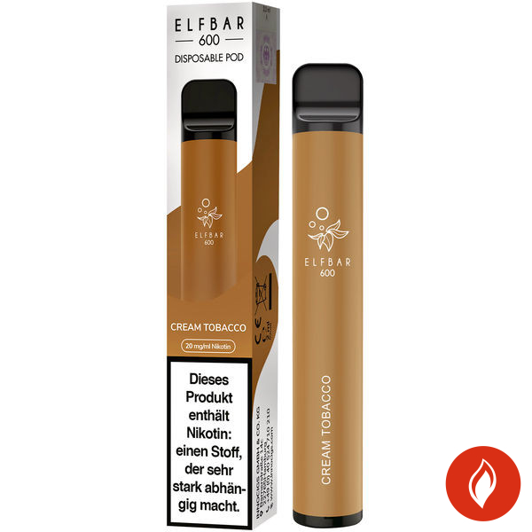 Elfbar Cream Tobacco 20mg Einweg E-Zigarette