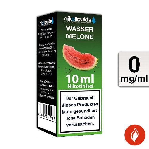 E-Liquid Nikoliquids Wassermelone 0 mg 70 Pg/30 Vg