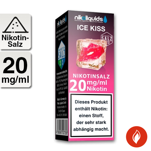 E-Liquid Nikotinsalz Nikoliquids Ice Kiss Früchte Menthol 20 mg