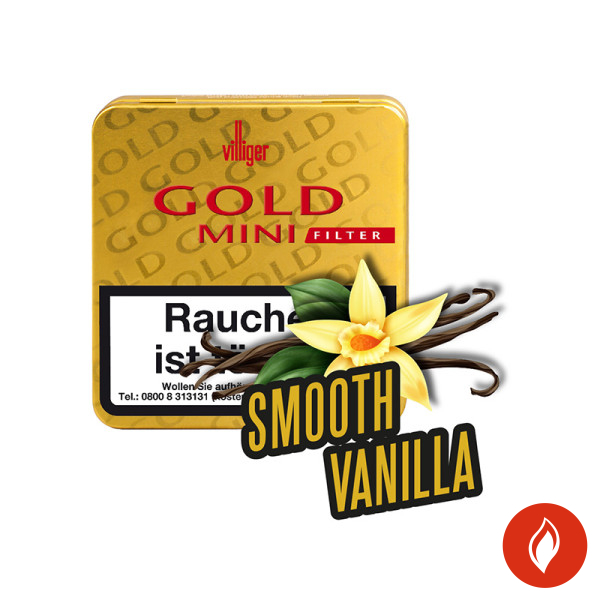 Villiger Gold Mini Filter Zigarillos Schachtel