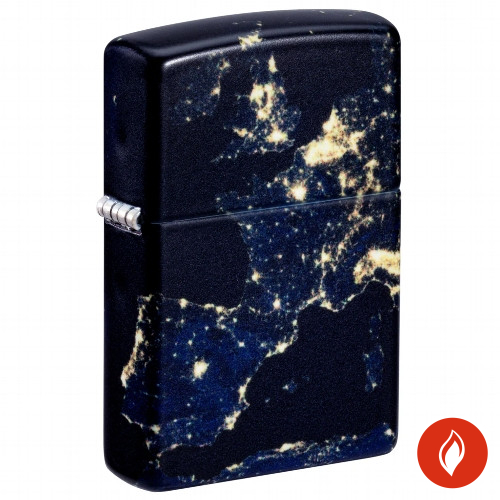 Zippo Color Night Earth Glow in the Dark Feuerzeug