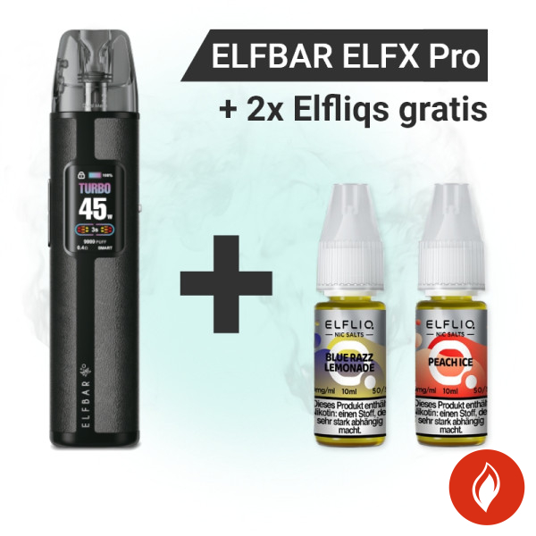Elfbar ELFX Pro + 2 Liquids Gratis Aktion