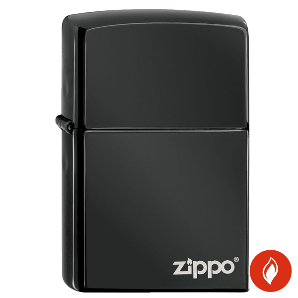 Zippo Ebony mit Zippo Logo