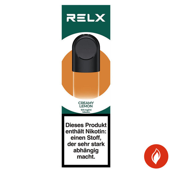 Relx Pod Creamy Lemon 9,9 mg Front