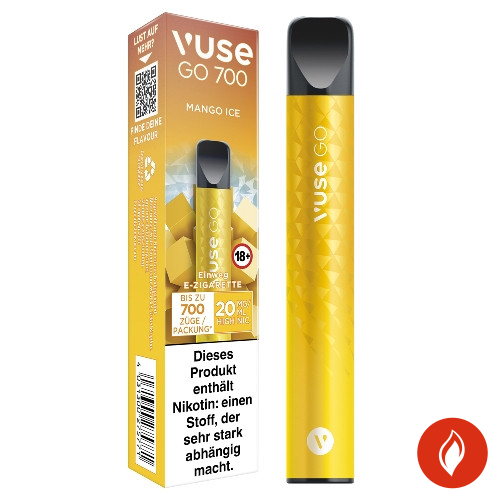 Vuse Go 700 Mango Ice 20mg Einweg E-Zigarette