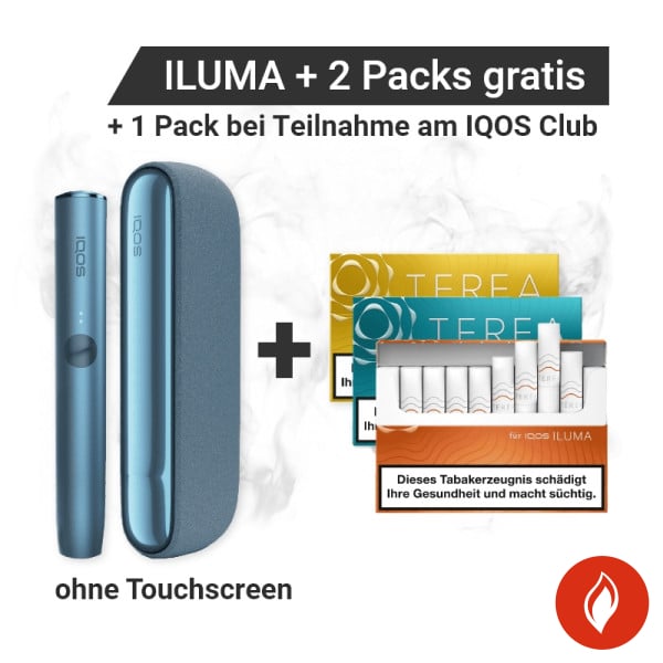 IQOS ILUMA Azure Blue + gratis TEREA Sticks bei Registrierung