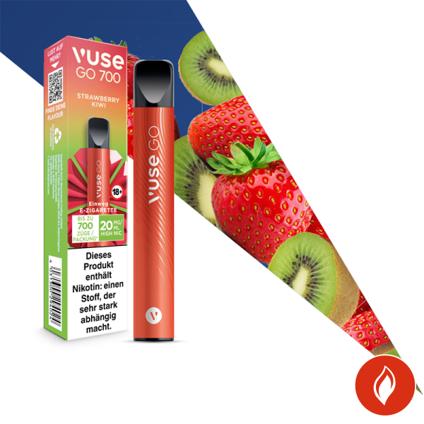 Vuse Go 700 Strawberry Kiwi 20mg Einweg E-Zigarette