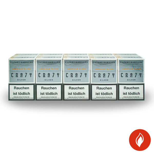 Crazy Silver American Blend Filter Zigarillos Stange
