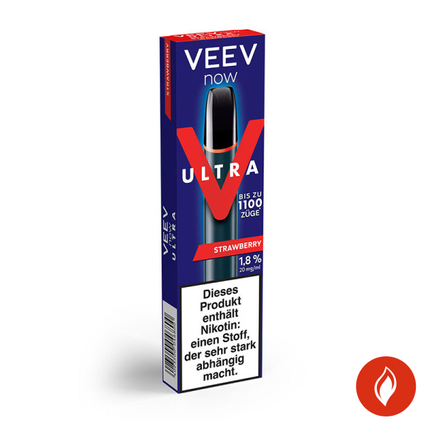 Veev Now Ultra Strawberry 20mg Einweg E-Zigarette