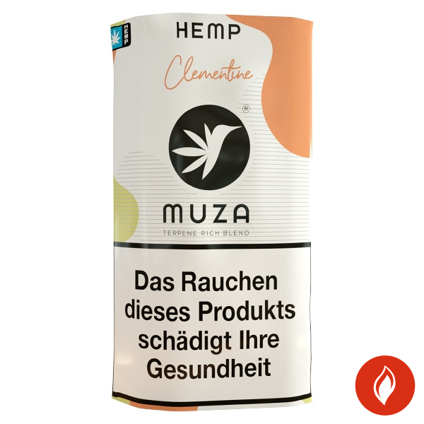 Muza Hemp Clementine Terpene Rich Blend Kräutertabak Pouch