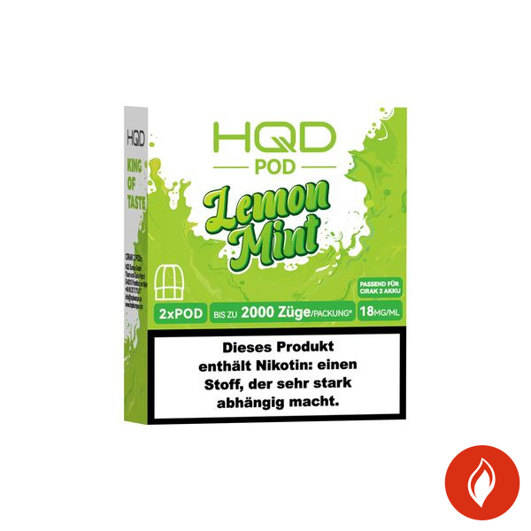HQD Cirak 2 Lemon Mint 18mg Prefilled Pods