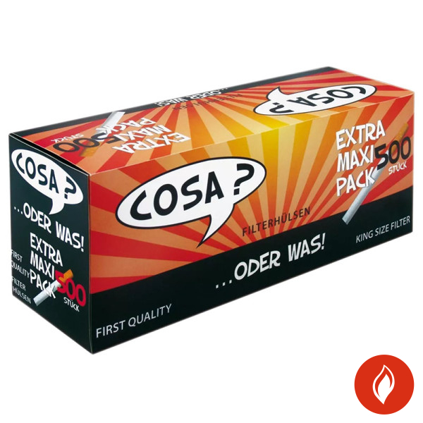 Cosa King Size Filterhülsen Packung