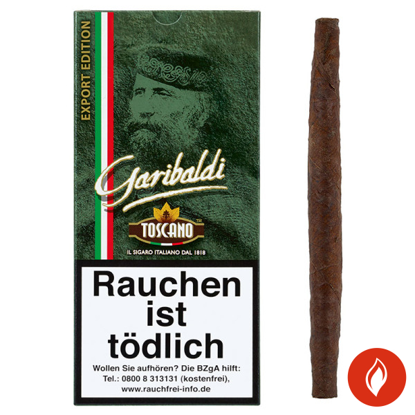 Toscano Garibaldi Zigarren Schachtel