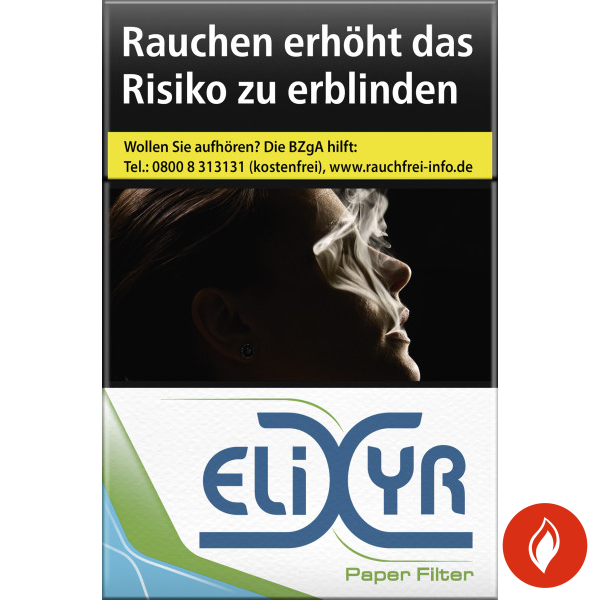 Elixyr Red Papier Filter Zigaretten Stange