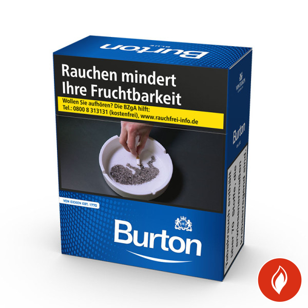 Burton Blue XXXL Zigaretten Schachtel