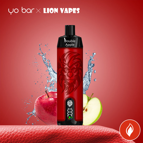 Yo Bar x Lion Vapes Double Apple Einweg E-Zigarette