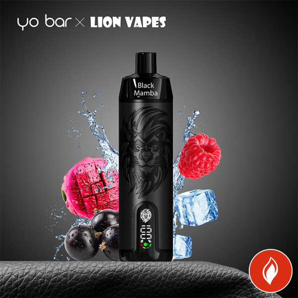 Yo Bar x Lion Vapes Black Mamba E-Zigarette