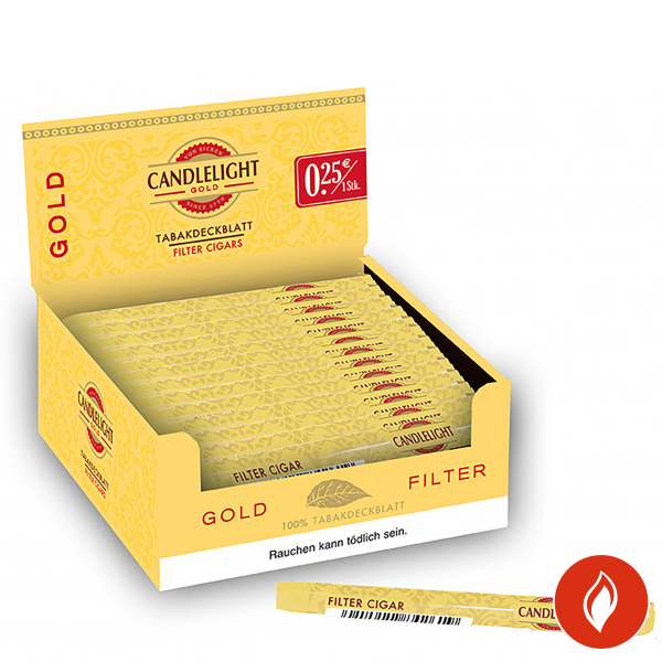 Candlelight Gold Filter Zigarillos 50er Schachtel
