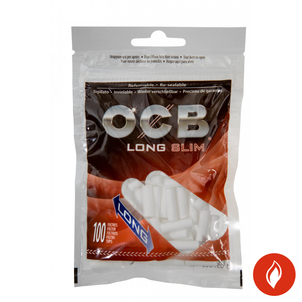 OCB Long Slim Filter 100 Stück Beutel