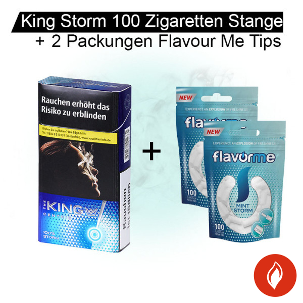 King Centrio Storm 100 + King Storm Flavour Me Tips Angebot