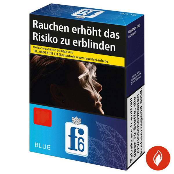 f6 Blue XL Zigaretten Schachtel