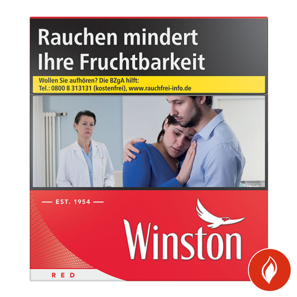 Winston Red 6XL Zigaretten Schachtel
