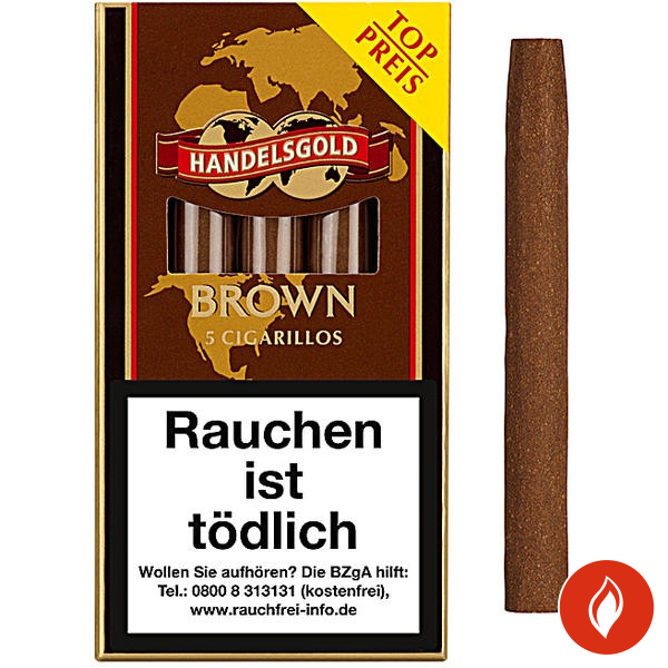 Handelsgold Brown Coffee Taste Zigarillos Schachtel