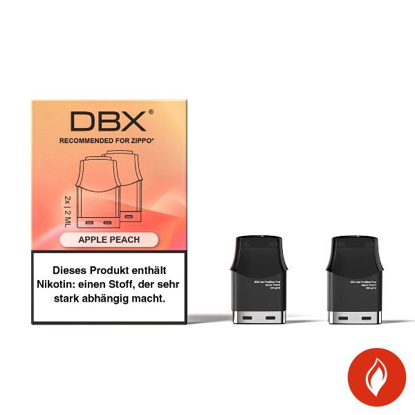 DBX for Zippo Apple Peach 20mg Pods
