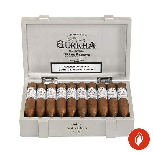 Gurkha Platinum Solara Double Robusto Zigarren Kiste