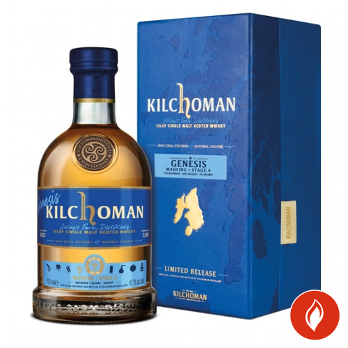 Kilchoman Genesis Mashing Stage 4 Single Malt Whisky Flasche