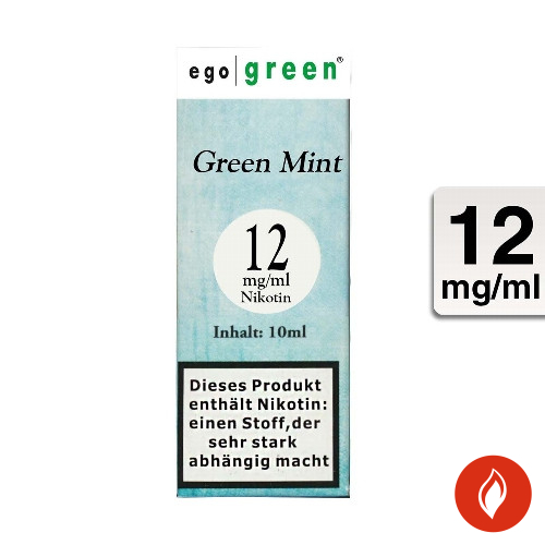 E-Liquid Ego Green Green Mint 12 mg