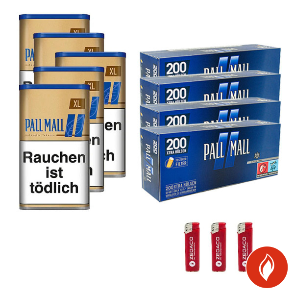 Pall Mall Volumentabak Authentic Blue XL Dose Aktion Large Pall Mall Blue