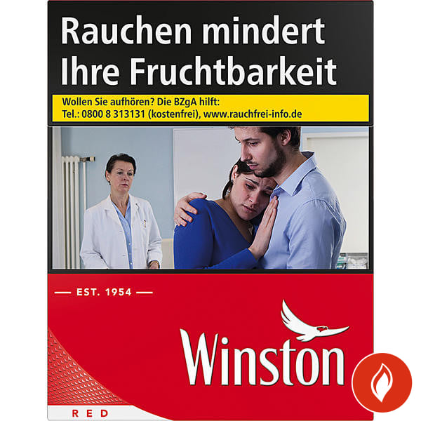 Winston Red XXL Zigaretten Schachtel