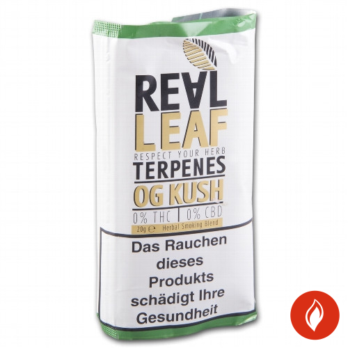 Real Leaf Terpenes OG Kush ohne Nikotin & Zusatzstoffe Päckchen