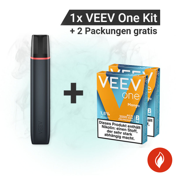Veev One Device Kit & Pods Bundle 1+2 Velvet Black Mango Mango
