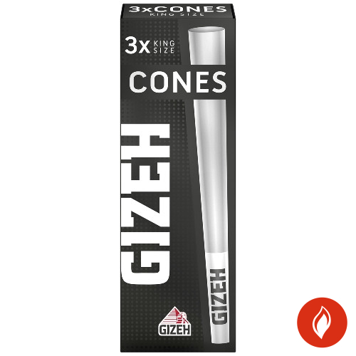 Gizeh Black Cones Tips Packung