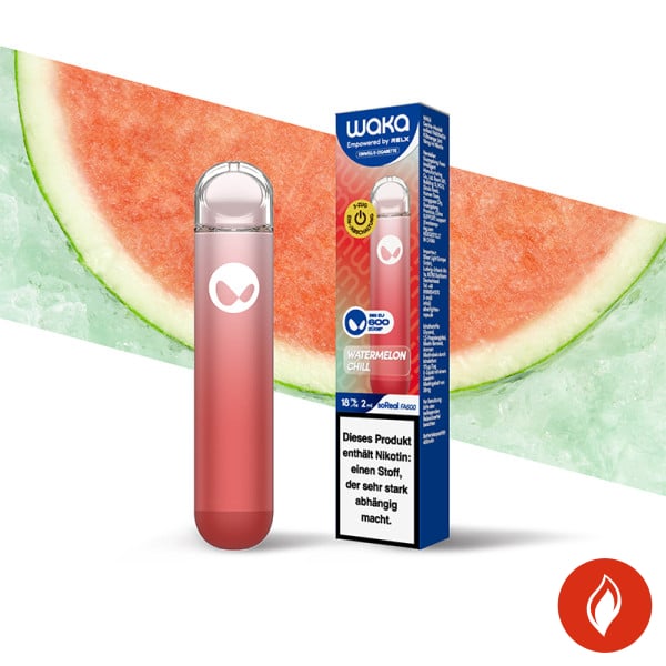 Waka SoReal Watermelon Chill 18mg Einweg E-Zigarette