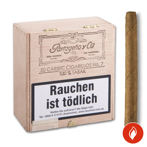 Partageno 7 Caribic Zigarren 30er Kiste