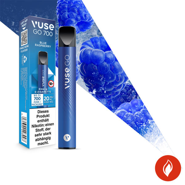 Vuse Go 700 Blue Raspberry 20mg Einweg E-Zigarette