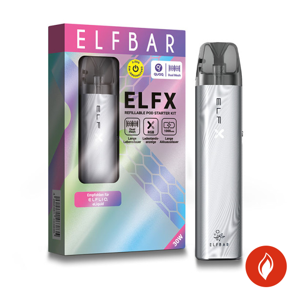 Elfbar Elfx Silber E-Zigarette