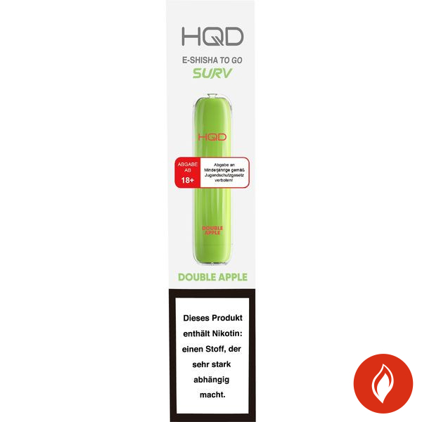 HQD Surv Double Apple 18mg Einweg E-Zigarette