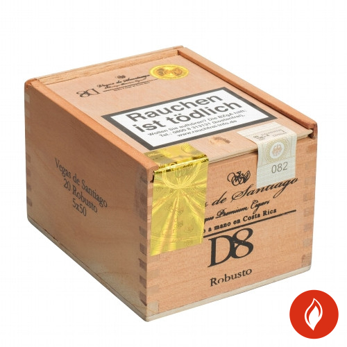Vegas De Santiago D8 Classico Robusto Zigarren Kiste