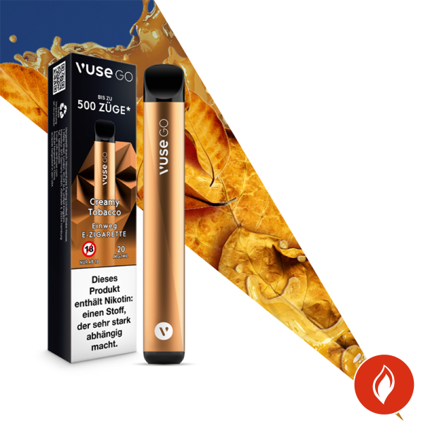 Vuse Go Creamy Tobacco Einweg E-Zigarette 20mg