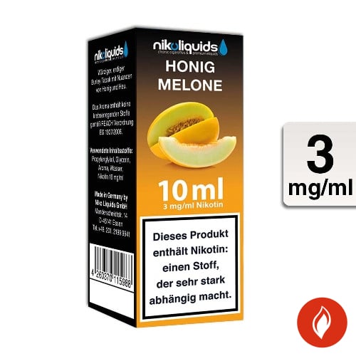 E-Liquid Nikoliquids Honigmelone 3 mg 70 Pg 30 Vg