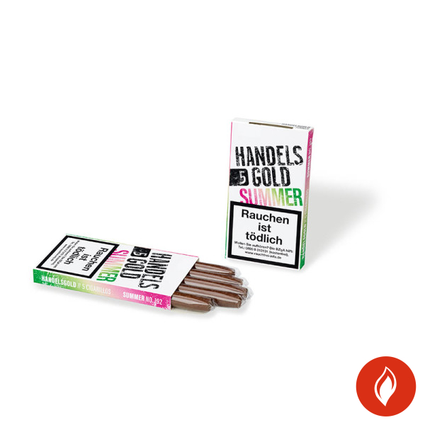 Handelsgold Summer Zigarillos Schachtel offen