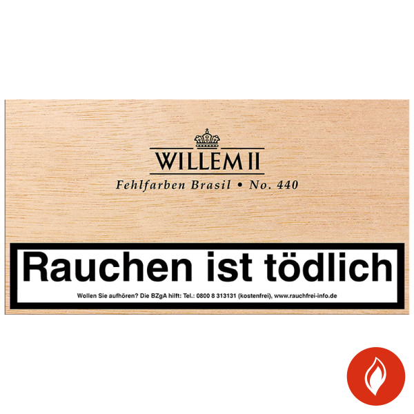 Willem II Fehlfarben 440 Brasil Zigarillos Kiste
