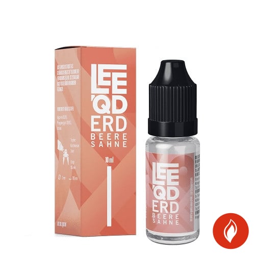 Leeqd Erdbeere Sahne 0 mg E-Liquid