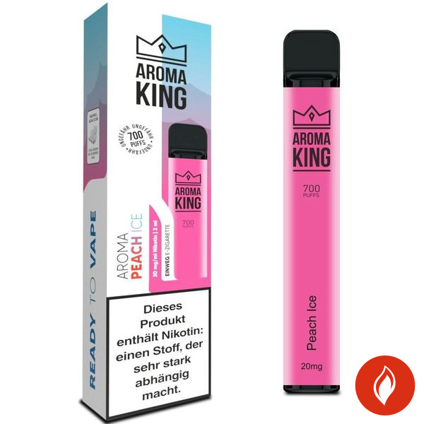 Aroma King Peach Ice 20mg Einweg E-Zigarette