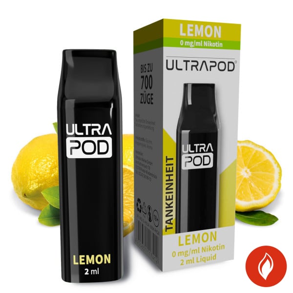 Ultrabio Ultrapod Lemon 0mg Liquidpod